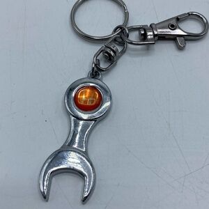 Honda Key Chain Miniature Wrench Emblem Honda Logo Key Ring, Silver Motor sports